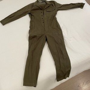 Alex Mill Jumpsuit in Chino - Mens Size Medium - Olive